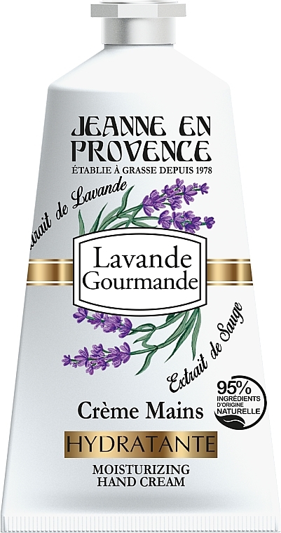 Крем для рук "Лаванда" - Jeanne en Provence Lavende Moisturizing Hand Cream
