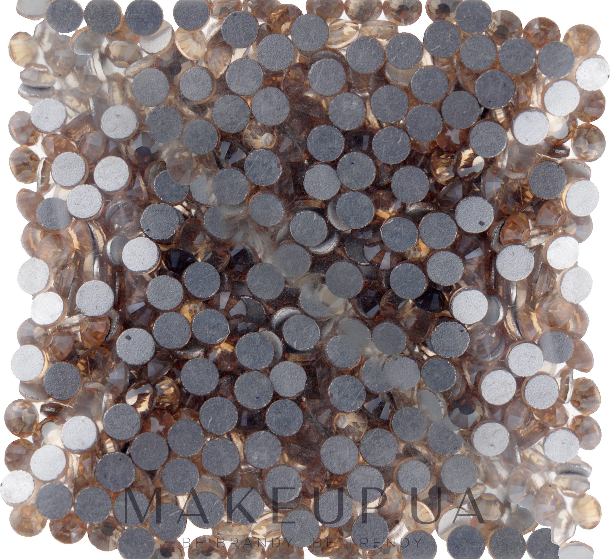 Декоративные кристаллы для ногтей "Cryctal Golden Shadow", размер SS 08, 500шт - Kodi Professional — фото 500шт
