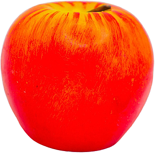 Декоративная свеча в форме красного яблока, в упаковке - AD — фото N2