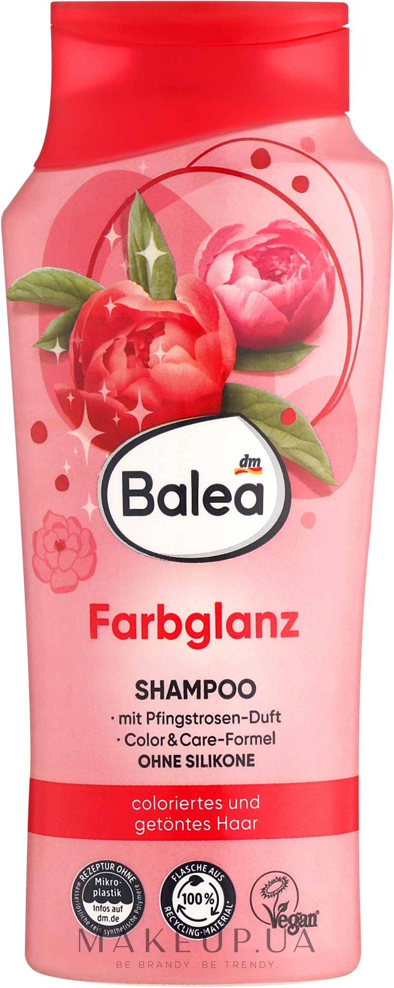 Шампунь для окрашенных волос с ароматом пиона - Balea Shampoo — фото 300ml