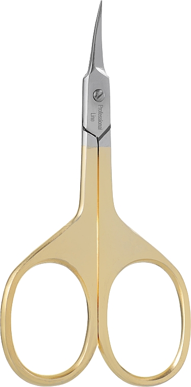 Ножницы маникюрные HM-20, изогнутые, золото - Beauty LUXURY — фото N1