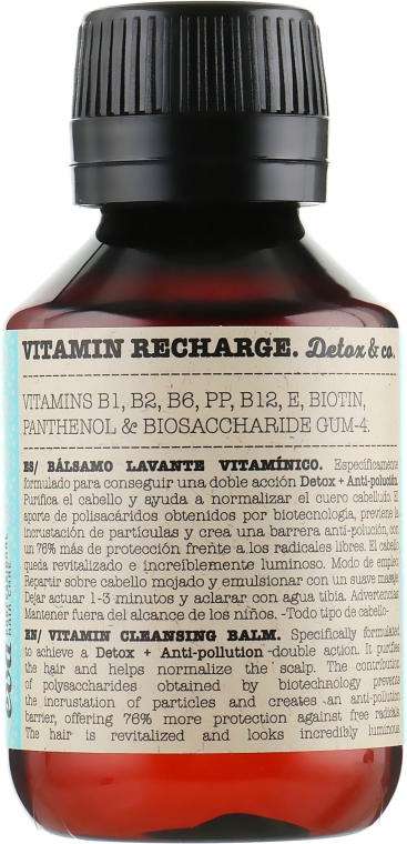 Витаминный антиоксидандный шампунь - Eva Professional Vitamin Recharge Detox — фото N1
