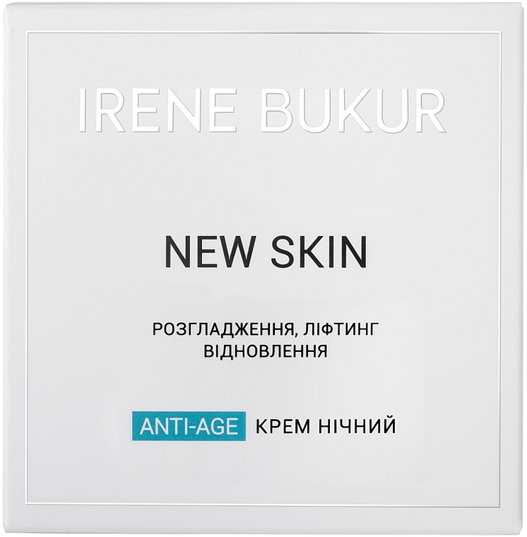 Нічний крем для обличчя - Irene Bukur New Skin Anti-Age Night Cream — фото N2