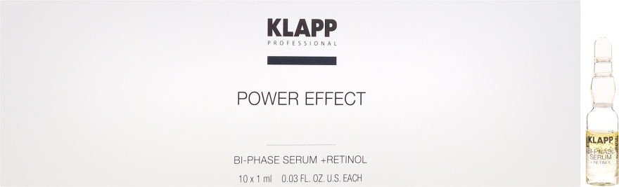 Двофазна сироватка "Ретинол" - Klapp Bi-Phase Serum Retinol — фото N3