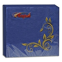Серветки паперові двошарові "Premium", сині, 20 шт. - Alsupak — фото N1