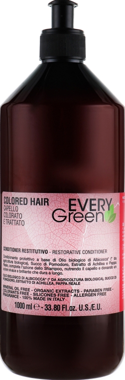 Кондиціонер для фарбованого та обробленого волосся, з абрикосовою олією і томатним соком - Dikson EG Colored Conditioner — фото N3