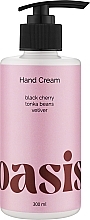 Парфюмированный крем для рук "Black Cherry Tonka Beans Vetiver" - Oasis Hand Cream  — фото N2