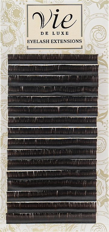 Ресницы в ленте тёмный шоколад, С 0,07/10 - Vie de Luxe — фото N1