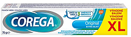 Парфумерія, косметика Крем надсильної фіксації для зубних протезів - Corega Original Extra Strong XL