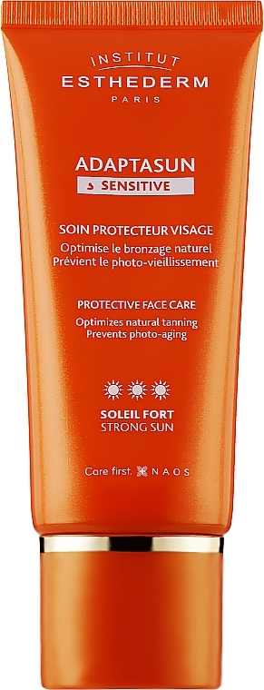 Крем для обличчя для чутливої шкіри - Institut Esthederm Adaptasun Sensitive Face Cream Strong Sun — фото N1