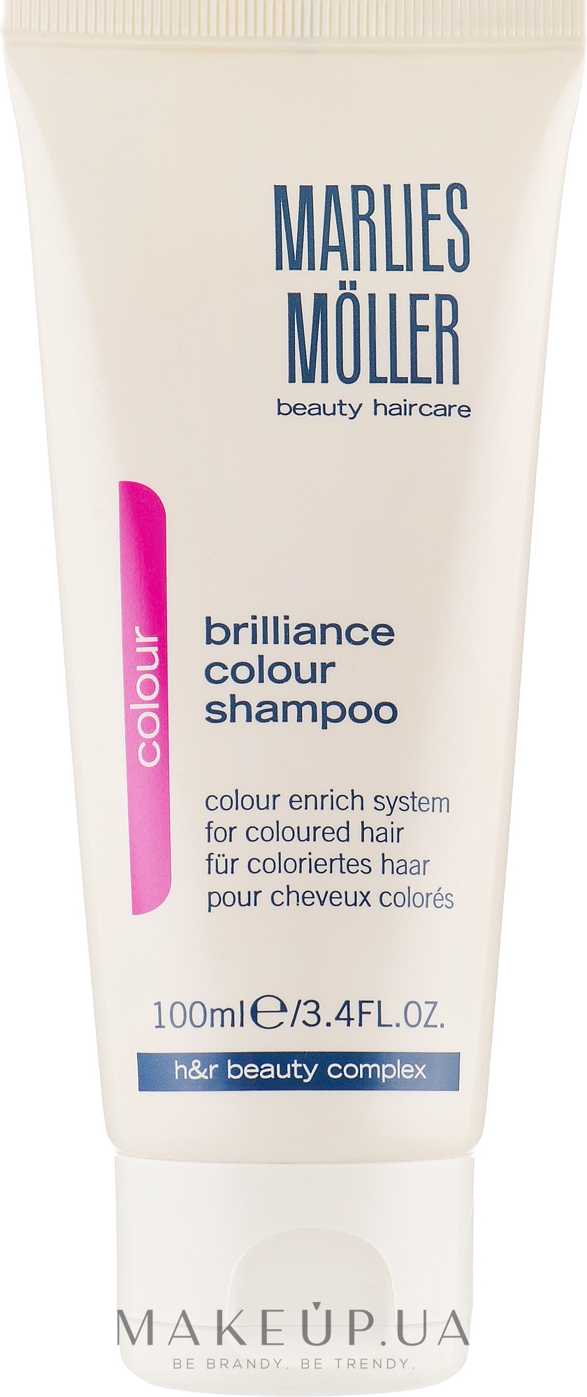 Шампунь для окрашенных волос - Marlies Moller Brilliance Colour Shampoo — фото 100ml