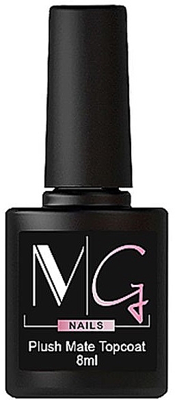 Матове фінішне покриття з пластівцями без липкого шару - MG Nails Flakes Matte Top Coat