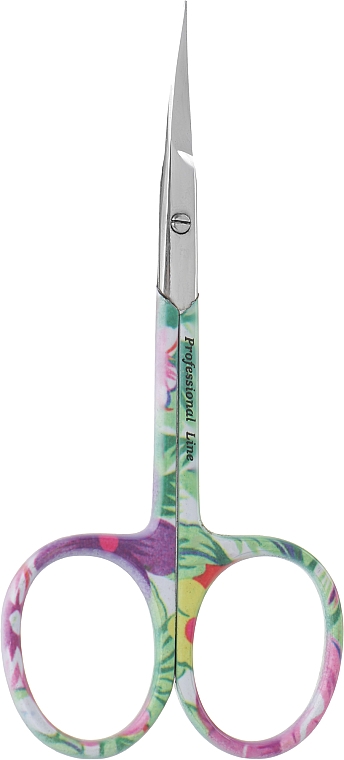 Ножницы маникюрные HM-02, изогнутые, цветные - Beauty Luxury