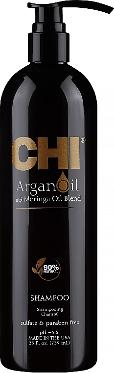 УЦЕНКА Восстанавливающий шампунь - CHI Argan Oil Plus Moringa Oil Shampoo * — фото N5