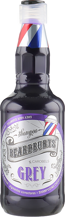 Шампунь оттеночный для белых и седых волос - Beardburys Grey Shampoo — фото N3