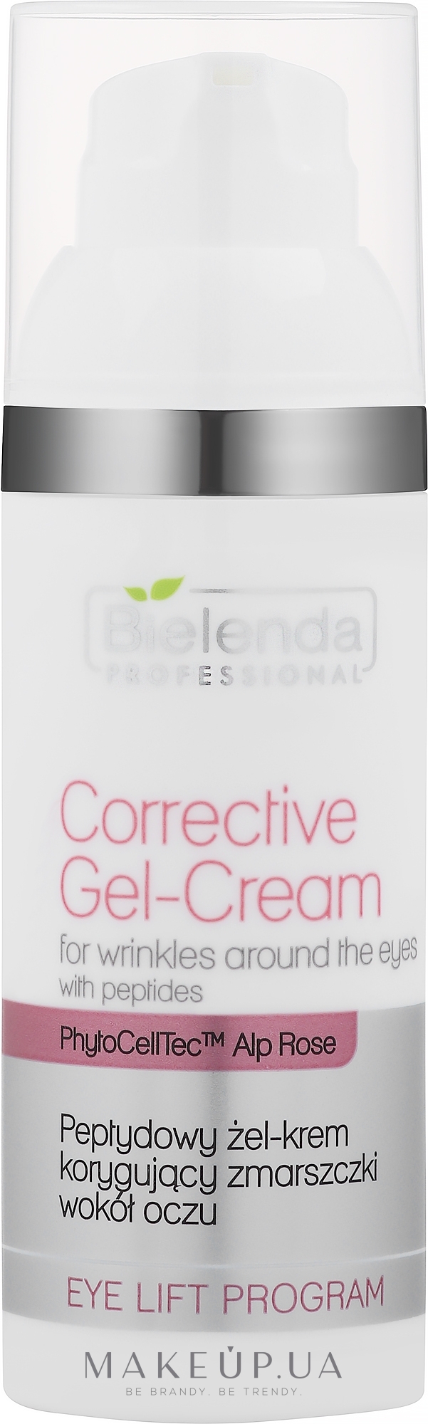 Корректирующий гель-крем для области вокруг глаза с пептидами - Bielenda Professional Eye Lift Program Corrective Gel-Cream — фото 50ml