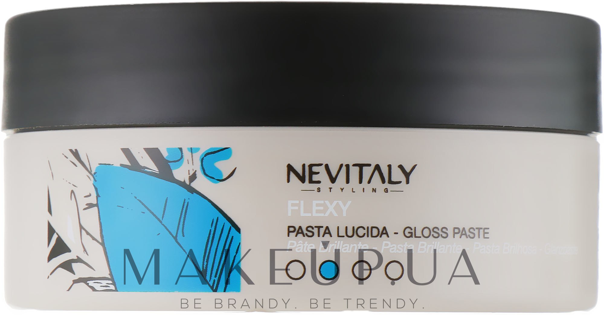 Волокниста глянсова паста середньої фіксації - Nevitaly Flexy Fibrous Gloss Paste — фото 100ml