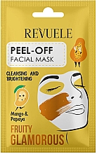Маска-плівка для обличчя "Манго й папая" - Revuele Fruity Glamorous Peel-off Facial Mask Mango&Papaya — фото N1