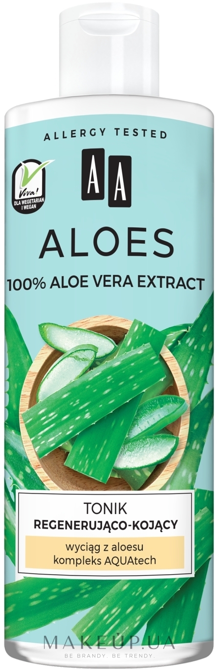 Тоник для лица с экстрактом алоэ - AA Aloes Tonic — фото 400ml