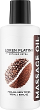 Массажное масло "Кофе" - Loren Platini Massage Oil — фото N2
