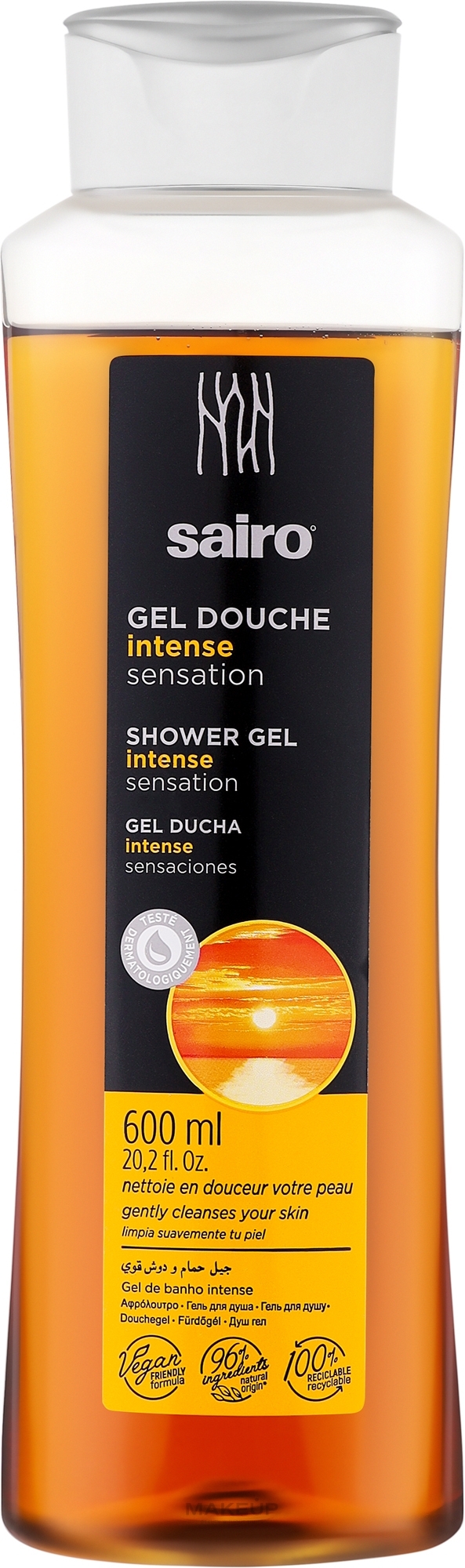 Гель для душу "Інтенсивний" - Sairo Intense Shower Gel — фото 600ml