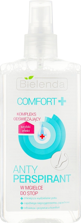 Антиперспирант-спрей для ног - Bielenda Comfort Foot Antiperspirant Spray Mist