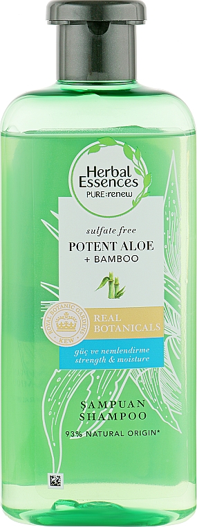Шампунь "Алоэ и бамбук" - Herbal Essences Potent Aloe + Bamboo Shampoo