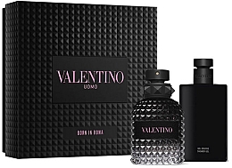 Духи, Парфюмерия, косметика Valentino Uomo Born In Roma - Набор (edt/50ml + sh/gel/100ml)