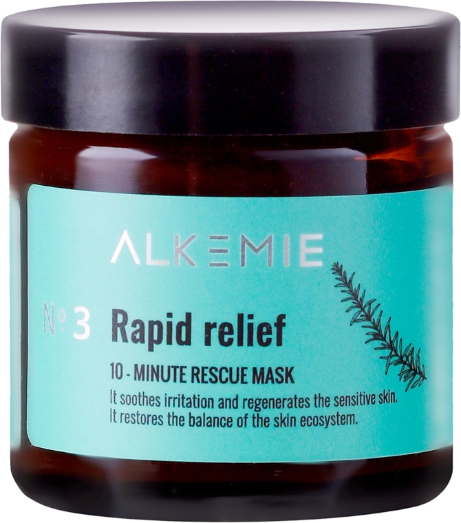 Відновлювальна маска для обличчя - Alkemie Rapid Relief Rescue Mask — фото N2