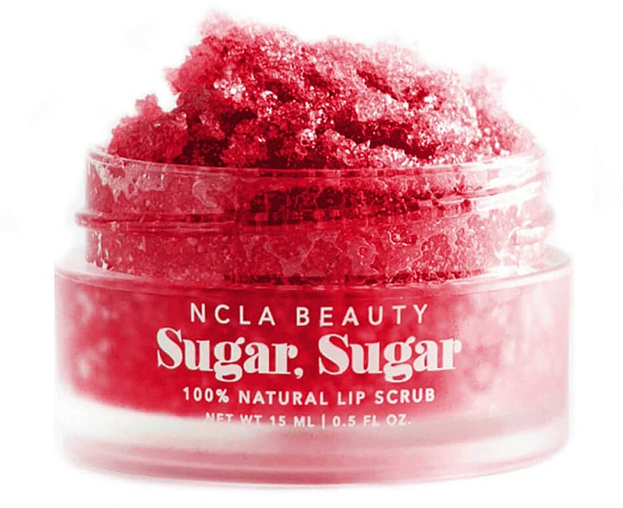 Скраб для губ "Червоні троянди" - NCLA Beauty Sugar, Sugar Red Roses Lip Scrub — фото N1