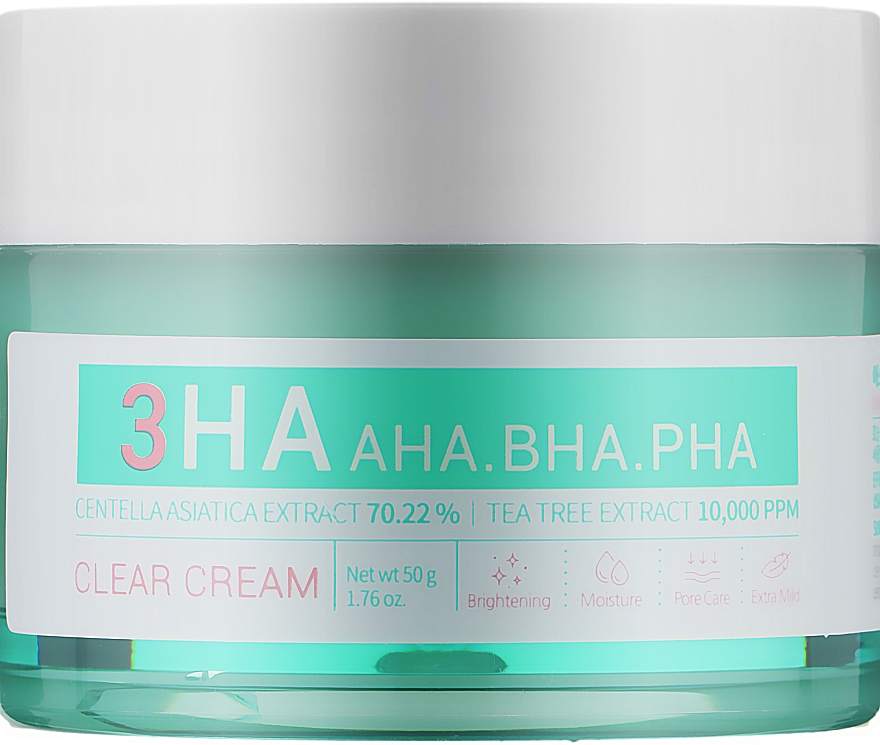 Крем для лица с тремя видами кислот - Esfolio 3HA Clear Cream — фото N1