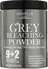 Серый порошок для обесцвечивания волос на 9+2 тонов без красных и оранжевых бликов - Erreelle Italia Grey Bleaching Powder — фото N1