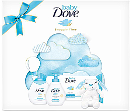 Духи, Парфюмерия, косметика Набор - Dove Baby (lot/200ml + b/wash/200ml + wet/wipes/50pcs + toy)