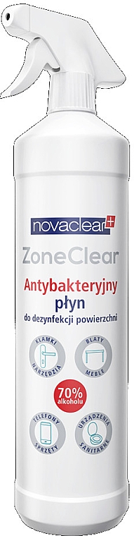 Антибактериальное дезинфицирующее средство для поверхностей - Novaclear Zone Clear  — фото N1