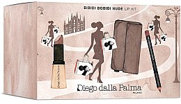 Духи, Парфюмерия, косметика Набор для губ - Diego Dalla Palma Bibidi Bobidi Nude Lip Kit (lipstick/3/5g + lip/pencil/1.5g + bag)