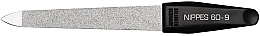 Парфумерія, косметика Сапфірова пилочка для нігтів, 9 см - Nippes Solingen Nail File N60-9