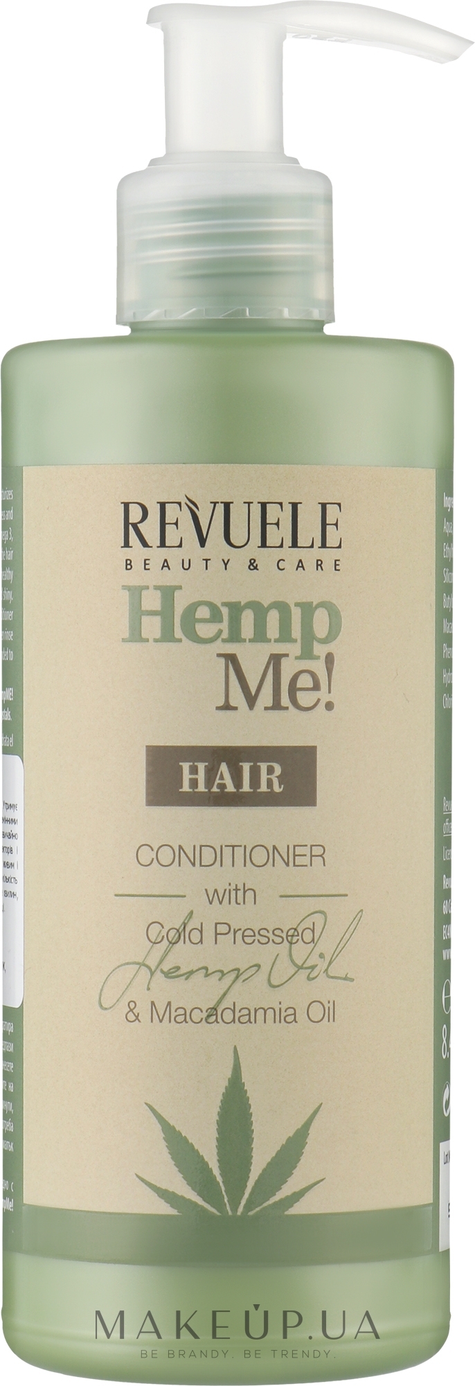 Кондиционер для волос с маслом семян конопли - Revuele Hemp Me! Hair Conditioner — фото 250ml