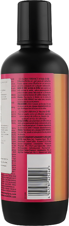 Разбавитель для краски для волос - Schwarzkopf Professional Igora Vibrance CLear 0-00 — фото N2