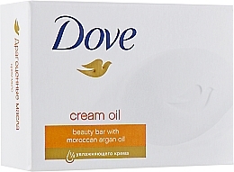 ПОДАРУНОК! Крем-мило "Дорогоцінні олії" - Dove Cream Oil Beauty Bar With Moroccan Oil — фото N1