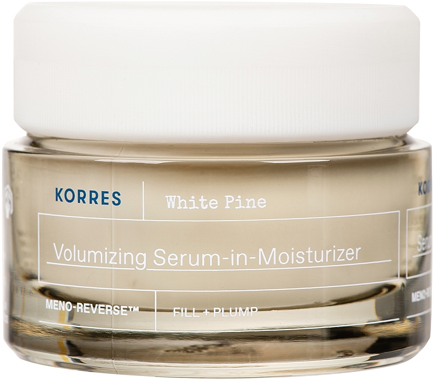 Набір - Korres White Pine Menopause Essentials Day Routine Set (d/cr/40ml + ser/15ml + bag) — фото N3