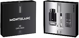 Духи, Парфюмерия, косметика Montblanc Explorer - Набор (edp/100ml + edp/7.5ml + deo/75g)