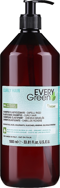 Шампунь для вьющихся волос - EveryGreen Curly Elasticising Shampoo — фото N2