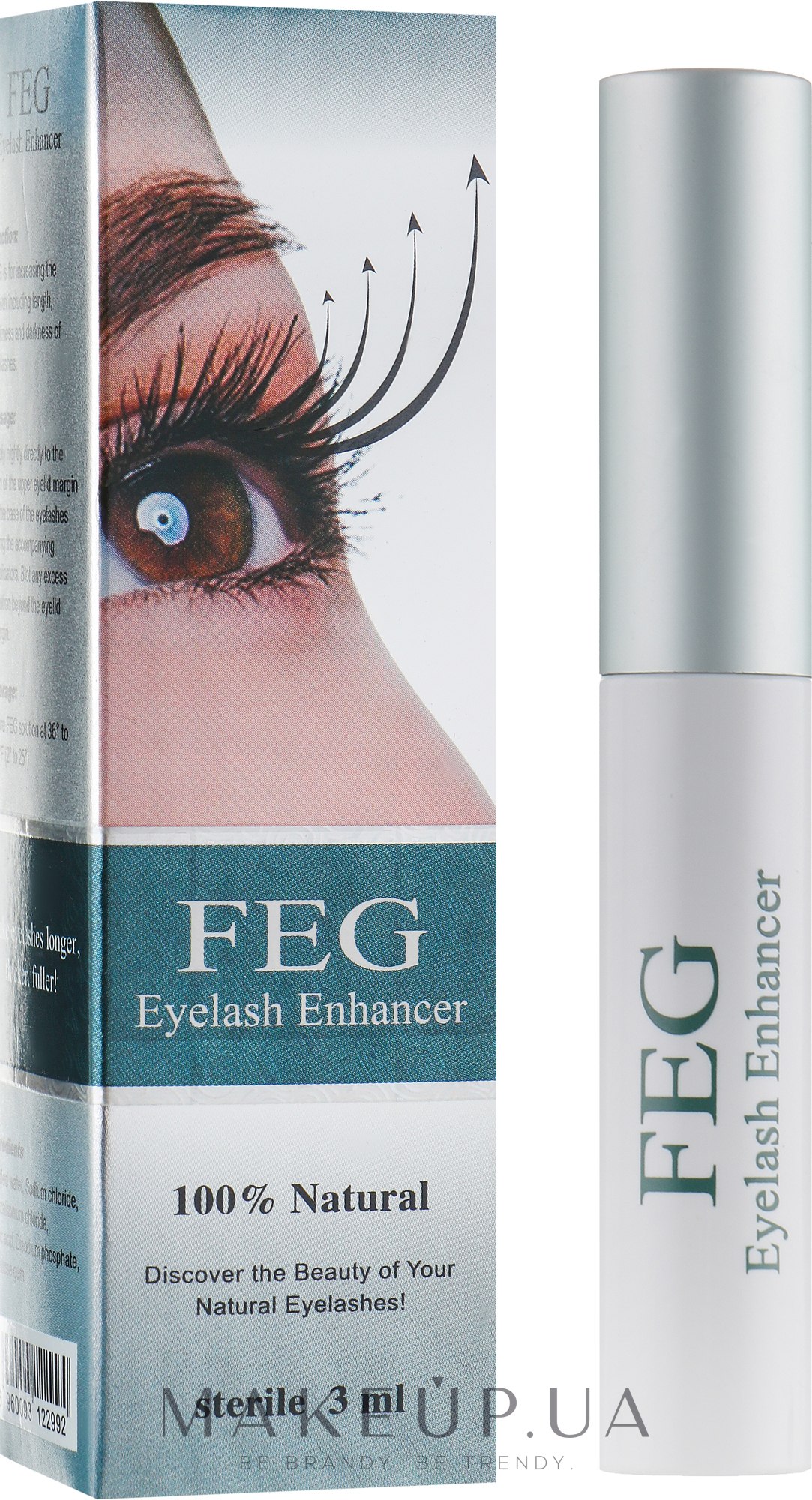 Сыворотка для роста ресниц - Feg Eyelash Enhancer — фото 3ml