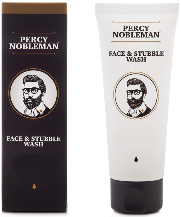 Засіб для вмивання обличчя і бороди - Percy Nobleman Face & Stubble Wash — фото N1