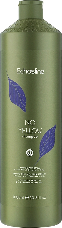 Шампунь проти жовтизни волосся - Echosline No Yellow Shampoo — фото N2