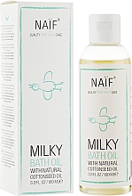 Масло для ванны - Naif Milky Bath Oil — фото N1