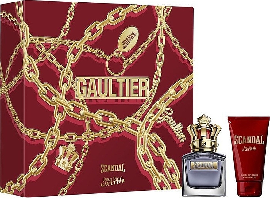Jean Paul Gaultier Scandal Pour Homme - Набір (edt/50ml + sh/gel/75ml) — фото N1