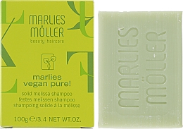 Твердый веганский шампунь - Marlies Moller Solid Melissa Vegan Shampoo — фото N1