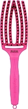 Духи, Парфюмерия, косметика Щетка для волос комбинированная - Olivia Garden Finger Brush Neon Pink