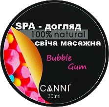 SPA-свеча массажная для маникюра "Bubble Gum" - Canni — фото N1